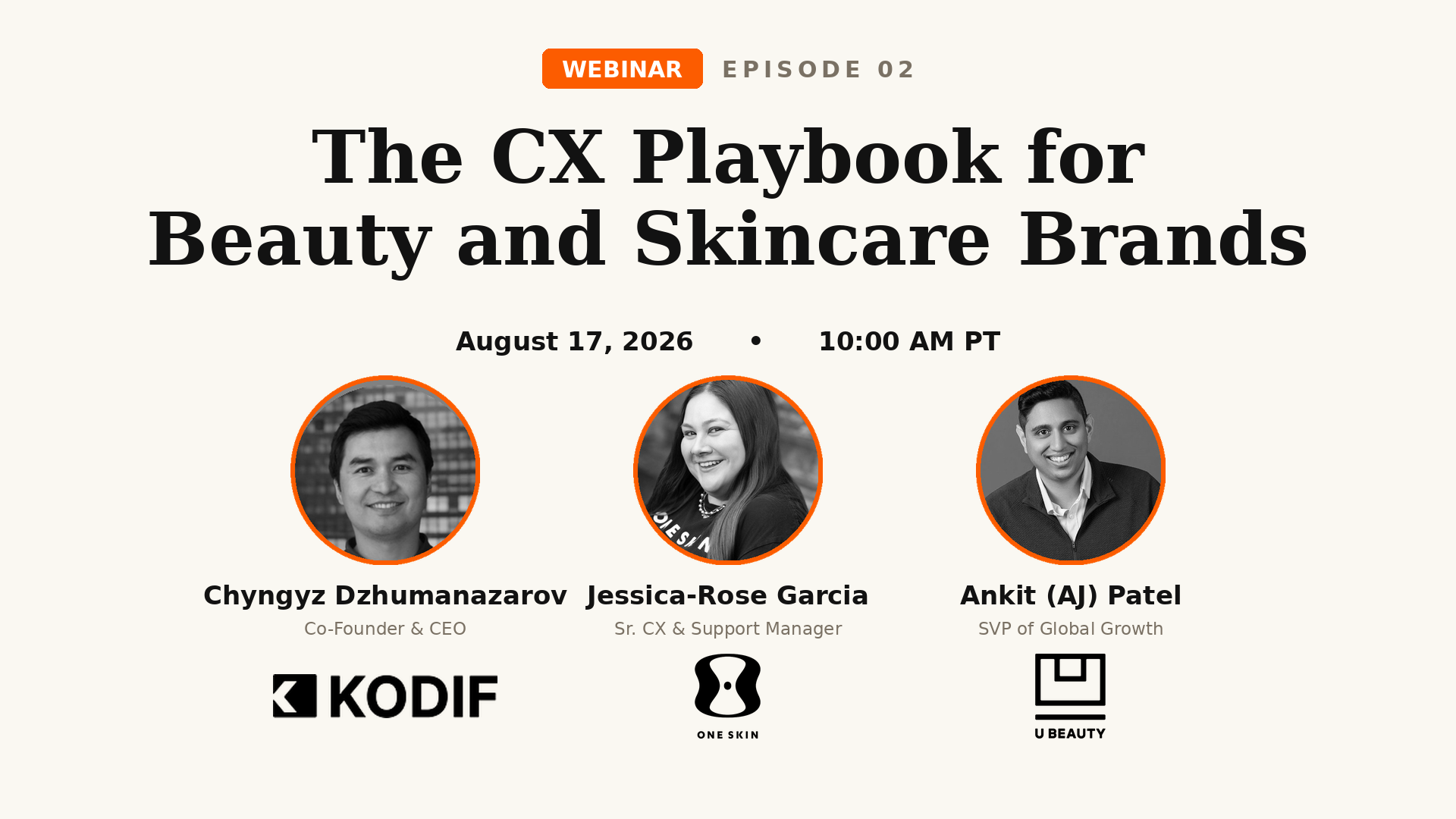 Webinar:  The CX Playbook for Beauty and Skincare Brands